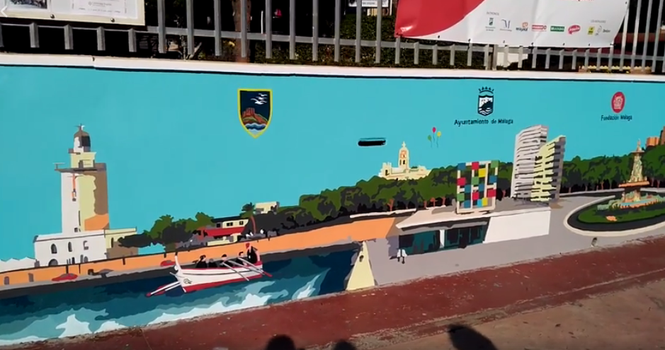 El colegio Gibraljaire se llena de color.